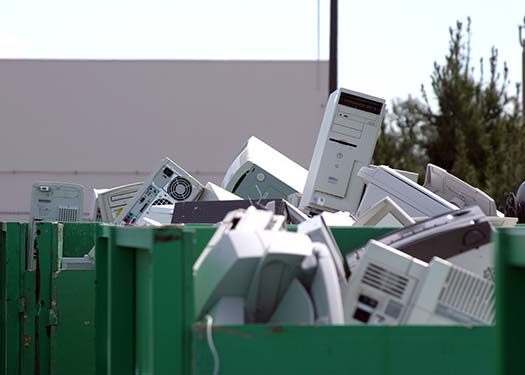 r's Recycling onsite bins service
